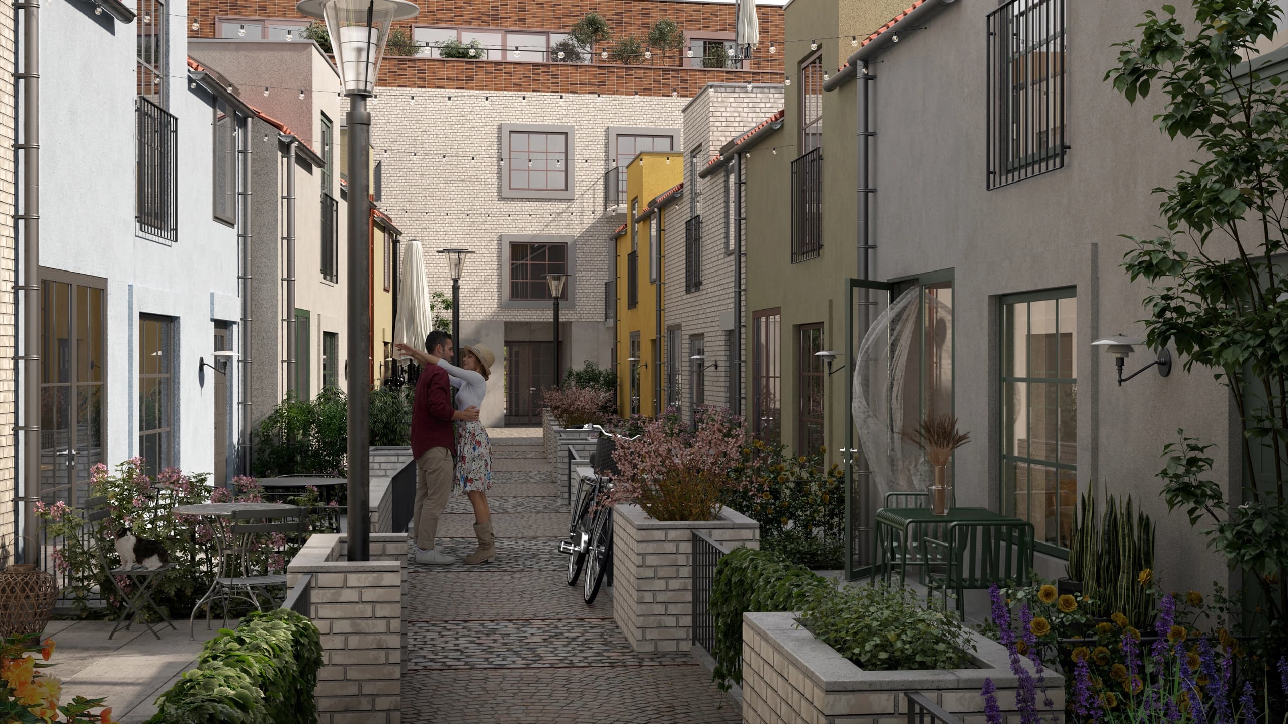 Gatuvy nyproduktionsprojektet Aurora